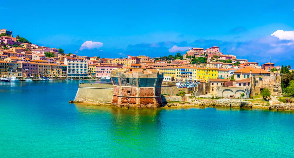 La costa dell'Isola d'Elba